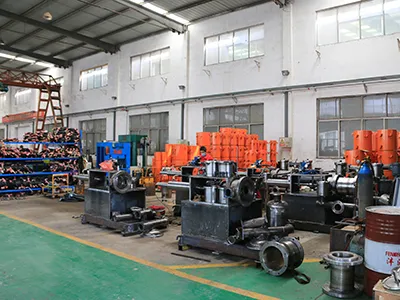 Zone de Production des Pompes à Piston pour Filtres-Presse