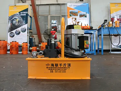 Pompe hydraulique électrique portable